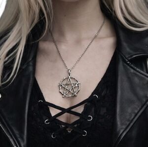 Pentacle Charm Amulet Necklace